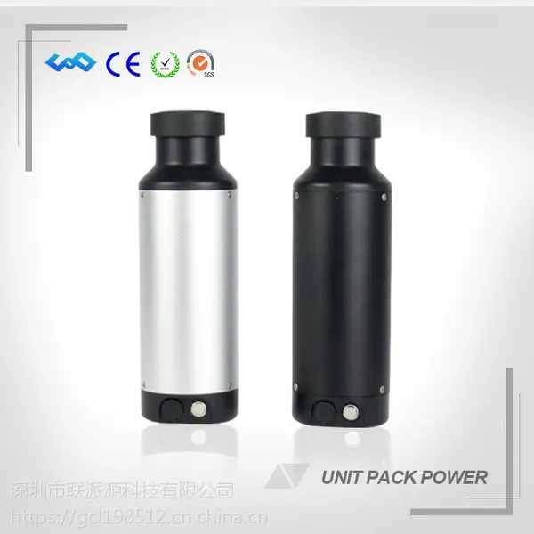 厂家供应自行车小水壶款36V48V锂电池组