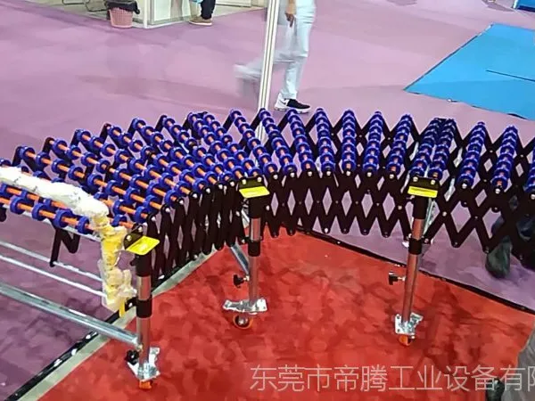 无动力物流输送线 流水线滚筒输送机 福来轮输送机伸缩线