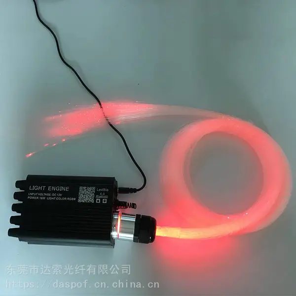 星空顶满天星塑料光纤灯LED45W光源机器 影院吊顶走廊酒吧光纤丝