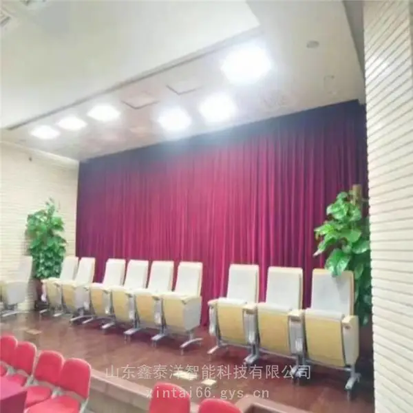 大型舞台电动幕布 剧院 会场演出舞台幕 会议背景幕