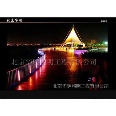 加工钢结构河道LED灯光护栏