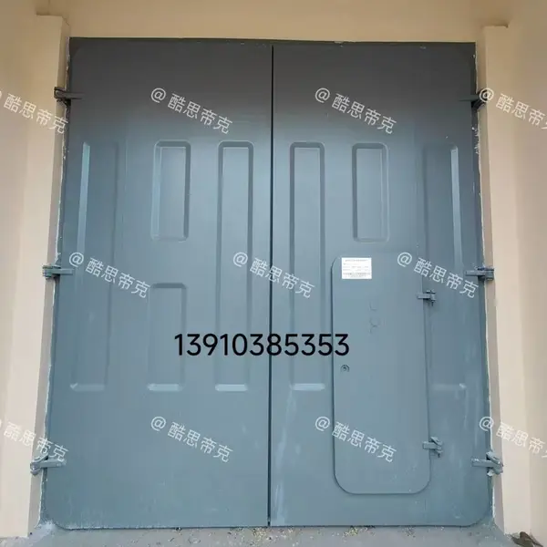 酷思帝克应急隔离密闭门在防疫方舱临时隔离区间的快速防护应用