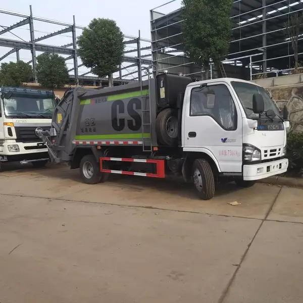 国六五十铃ISUZU 3吨压缩垃圾车 CSC5070ZYSW6型压缩式垃圾车