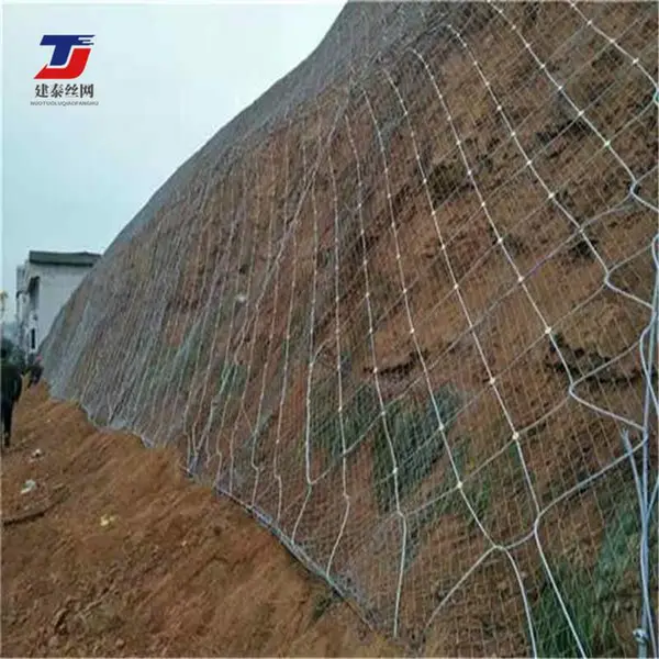 建泰 专业矿山修复边坡主动网 绿化喷浆支护防护网