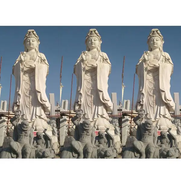 厂家现货供应石雕佛像 寺庙***石材佛祖像 支持定制汉白玉观音像