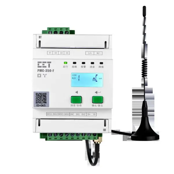 CET PMC-350-F6组合式电气火灾监控探测器 剩余电流温度监测 4G无线 配电箱开关柜