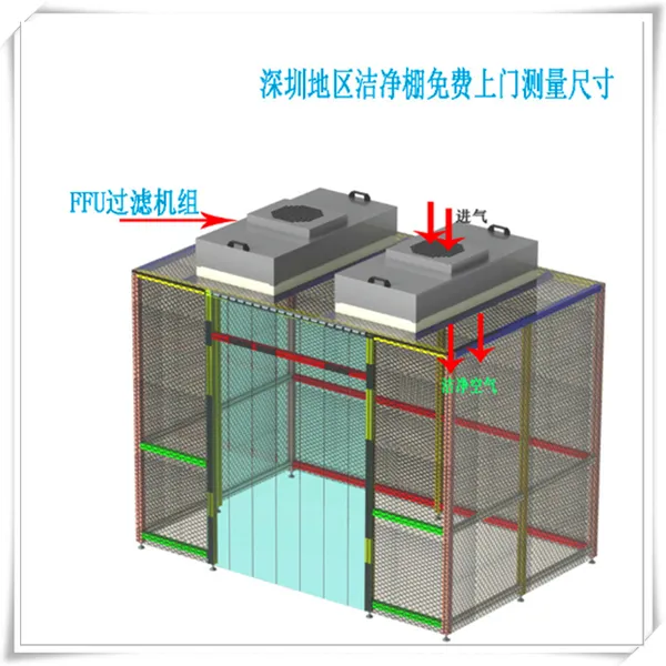 超净洁净室装修亚克力板材无尘棚洁净棚设计亚克力板净化棚施工