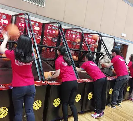 上海娱乐设备租赁哪里有找尚昊公司专出租各种设备篮球机等