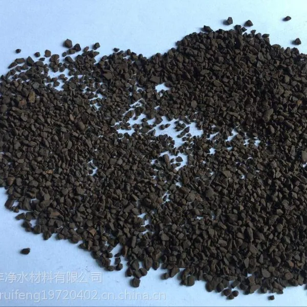 河南瑞丰 高含量天然锰砂滤料水处理 截污能力强 地下水除铁除锰砂