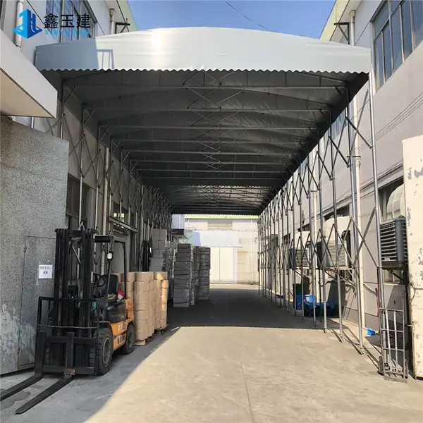大型推拉蓬 活动伸缩蓬 电动悬空蓬上门安装-江苏连云港