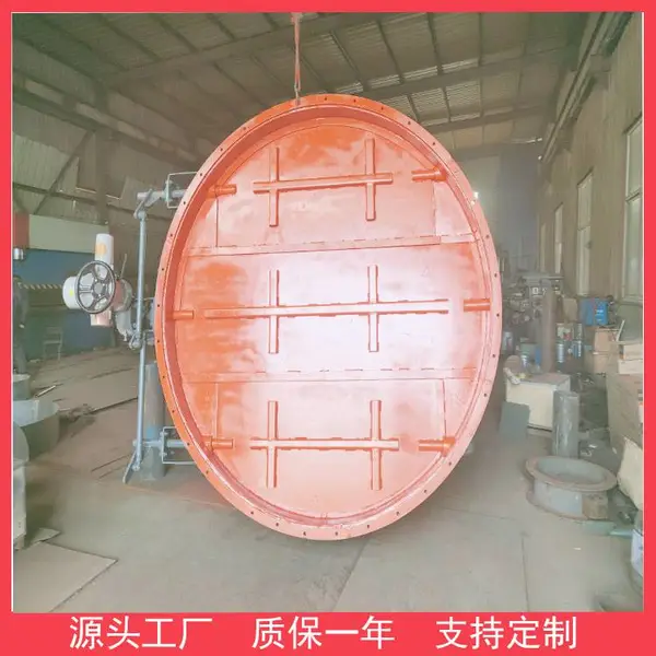 柏润密封蝶阀高温挡板门多轴连杆电动挡板门