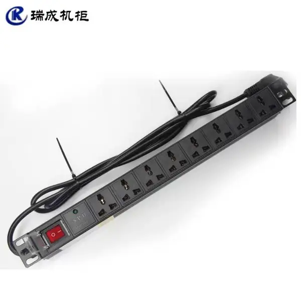 瑞成PDU机柜专用电源插座防雷接线板机房专用大功率电源
