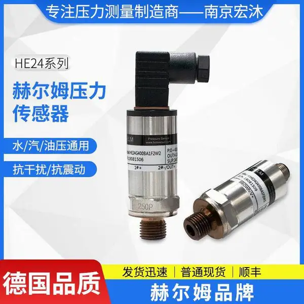 德国汉姆HE24油气液用4-20mA/0-5V/0-10V/0.5-4.5V微熔压力传感器