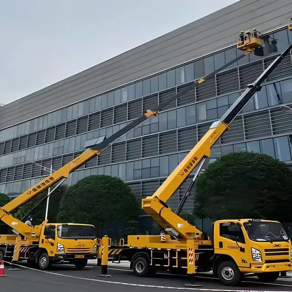 从化高空车出租、增城防撞缓冲车出租、惠州桥梁检测车出租 找设备就找粤欣