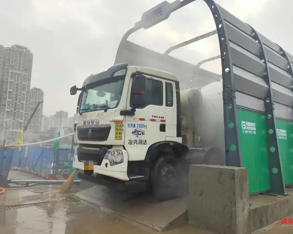 广元工地冲洗设备平台-工地洗车机平台-工地洗轮机洗车槽