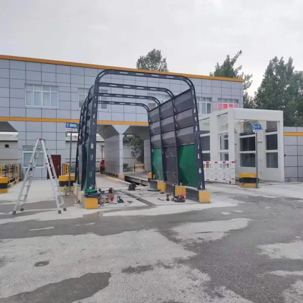 乐山市工地自动冲洗平台工地移动式洗车机工地冲洗设备
