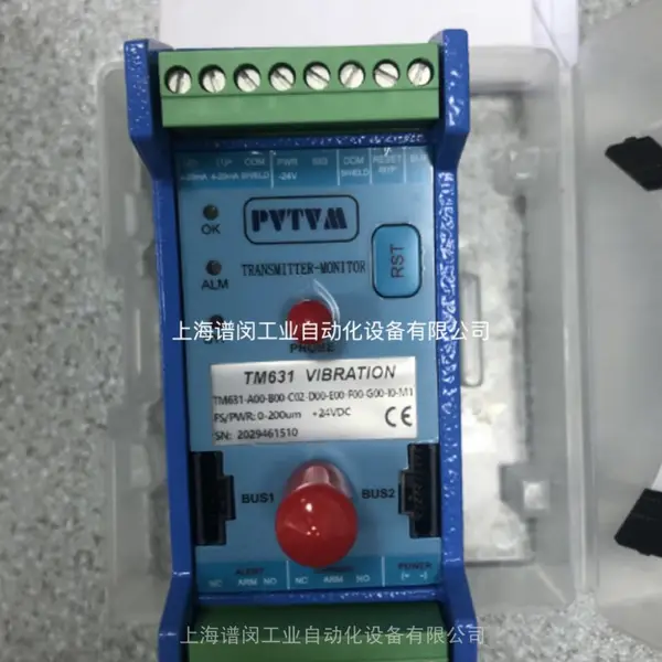 PROVIBTECH派利斯振动变送器TM301-A00-B00-C00-D00-E00-F00-G00