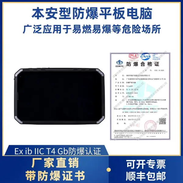 本安型防爆平板 德立创新防爆平板电脑 安全防爆专业认证 一机一证 化工石油安监局