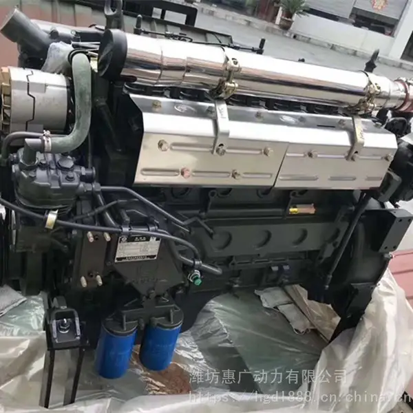 潍柴动力WD10G360E211发动机 冲击压路机配套266KW柴油机