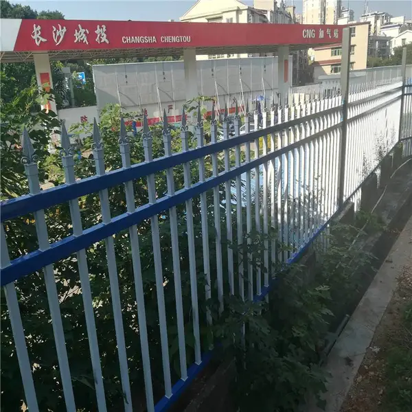 淮盛供应锌钢护栏隔离栅 小区别墅防护栏 草坪锌钢护栏
