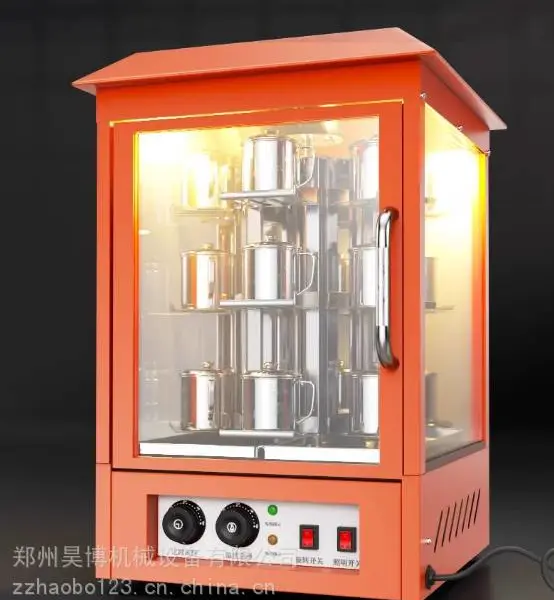 浩博烤红薯机商用全自动超市连锁烤箱智能烤地瓜机 台式方形烤红薯机