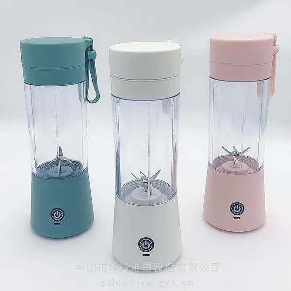 便携式榨汁杯六叶刀不锈钢充电款榨汁机350ML
