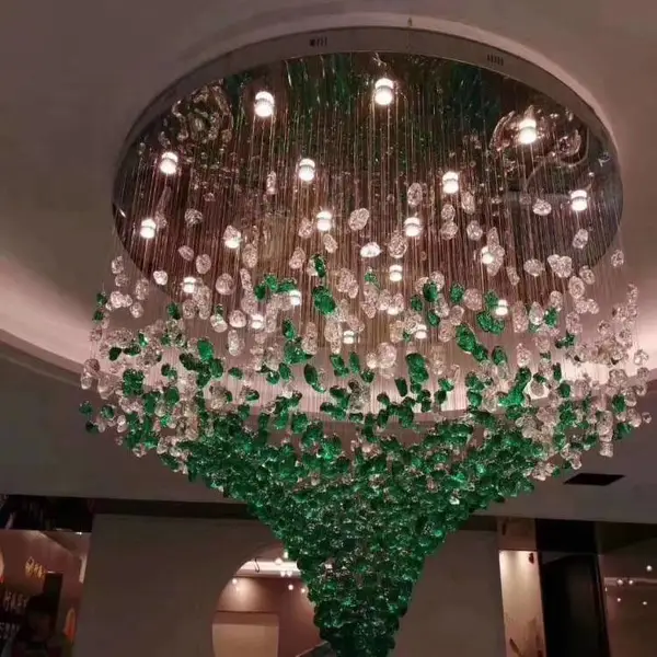 樊灯酒店大堂宾馆售楼部沙盘区展商场大厅中空艺术大天花灯