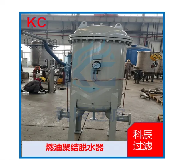 燃油聚结脱水器 加油站柴油在线脱水固液分离过滤器