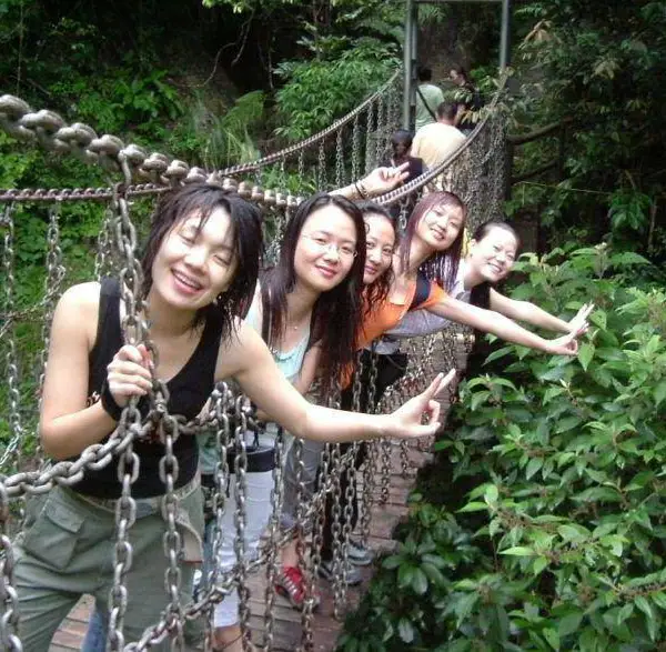 ?水上吊桥钢链 护栏铁链及连接卸扣-保质量