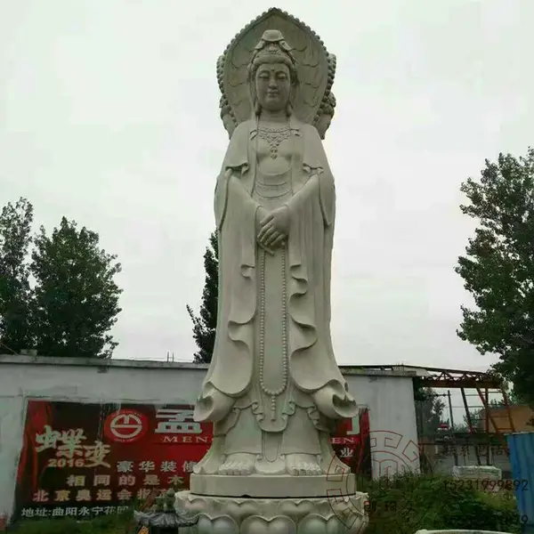佛像雕塑、送子菩萨三面观音、大型寺庙菩萨雕像