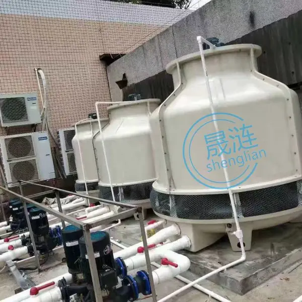 怀化冷却塔10-100T强效制冷圆型水塔