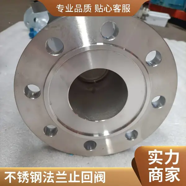 H44W-16RL DN450不锈钢法兰 旋启式止回阀主要零件材料名称
