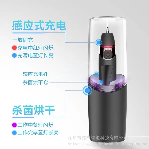 金鱼声波电动牙刷 UW01懒人旅行套装牙刷 电动牙刷厂家 支持OEM/ODM
