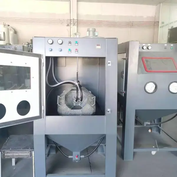 电木塑料金属小件清理表面毛刺氧化层 焦作前处理自动喷砂机设备