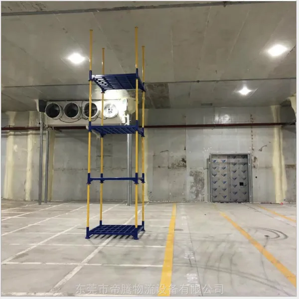 静电喷涂不生锈冷库用堆高重型货架 仓储可拆卸堆垛架 金属巧固架