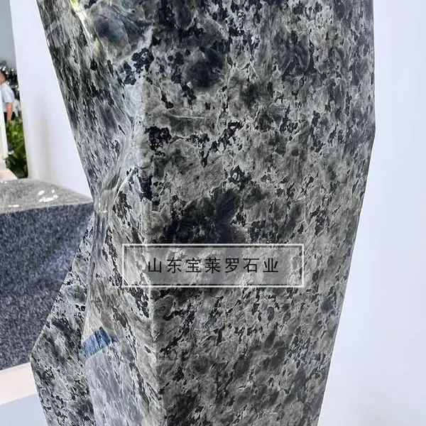 幕墙石材 | 蓝眼睛 蓝豹 蓝蝴蝶 珍珠蓝 灰蓝系花岗石光面烧洗面 设计师新宠