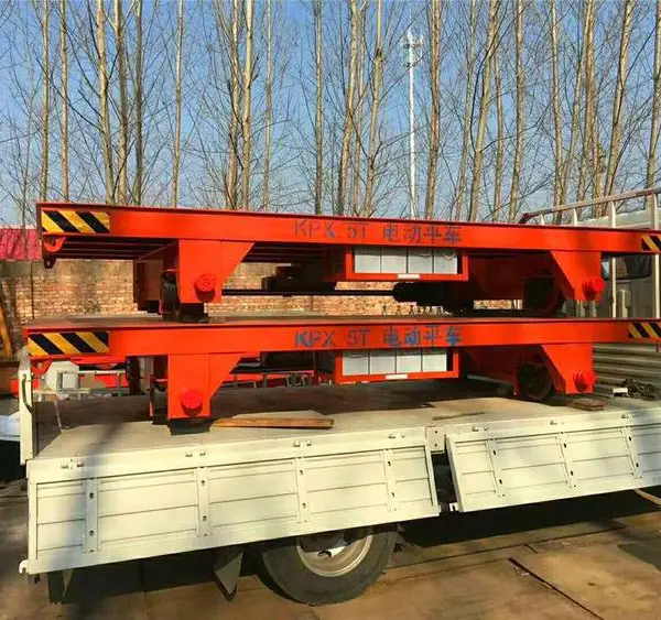 厂区35吨车间过跨地平车 有轨地平车低压轨道过跨车地鸥昃褚铁用电动轨道小