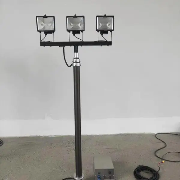 安防折叠车载灯 接电 黑色 重量4.6kg 射程500-1000m 功率75W 氙