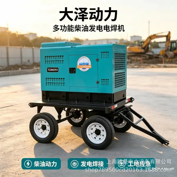 管道焊接500a发电电焊机小型发电电焊机