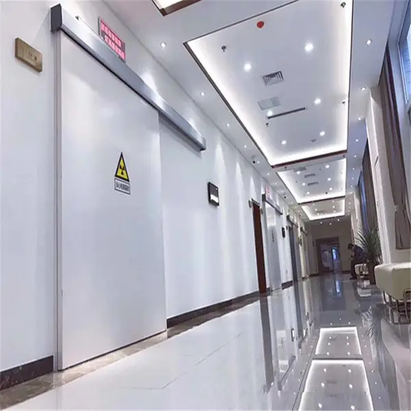 推拉防射线门304不锈钢材质-手术室用防辐射铅门-电动气密门-聊城护盾