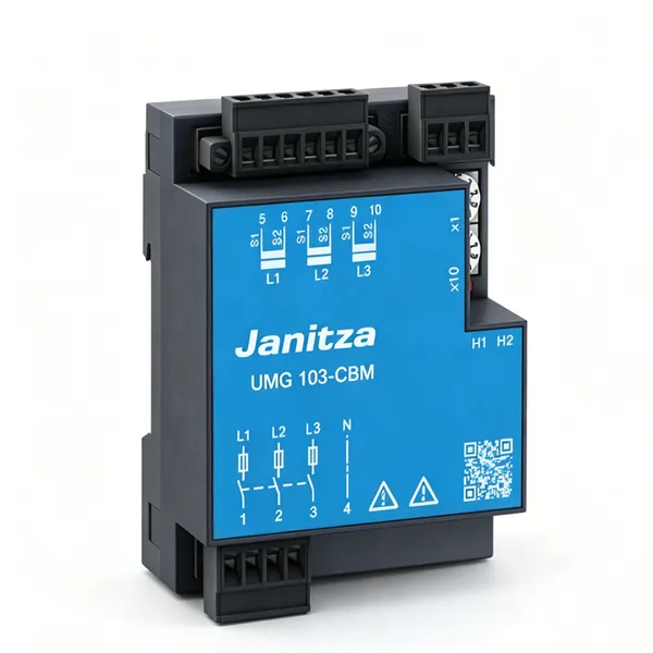 Janitza UMG 103-CBM 紧凑型电能分析仪用于低压配电柜分项计量
