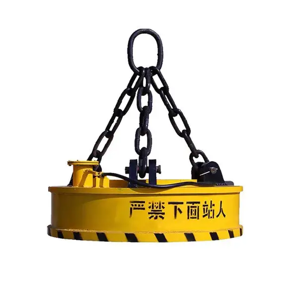 φ100电磁吸盘 起重机强磁吸盘 圆形起重电磁铁