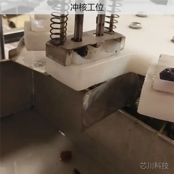 百喜利西梅干去核机 果脯加工半自动冲核设备