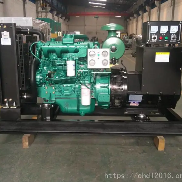 玉柴4D24TG0电喷柴油机发电机组 石粉洗砂机专用30KW发电机