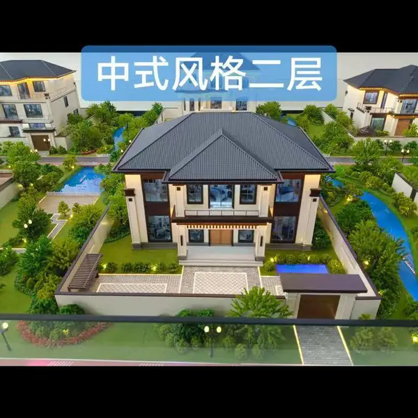 乡村样板别墅沙盘建房门店户型引流展示模型