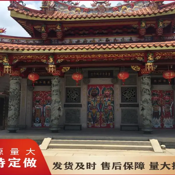 古建寺庙山门龙柱 花岗岩龙柱 青石石雕龙柱定做 手工雕刻