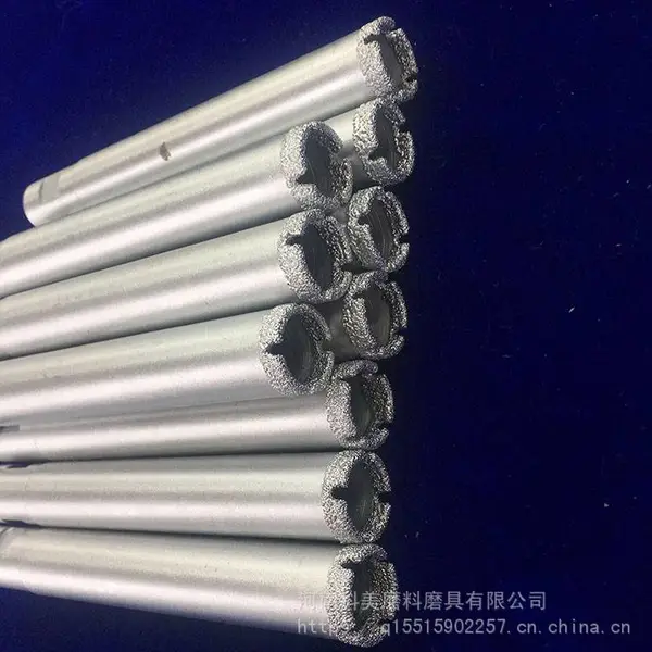 夹丝玻璃钎焊金刚石磨头_***钎焊磨头供应