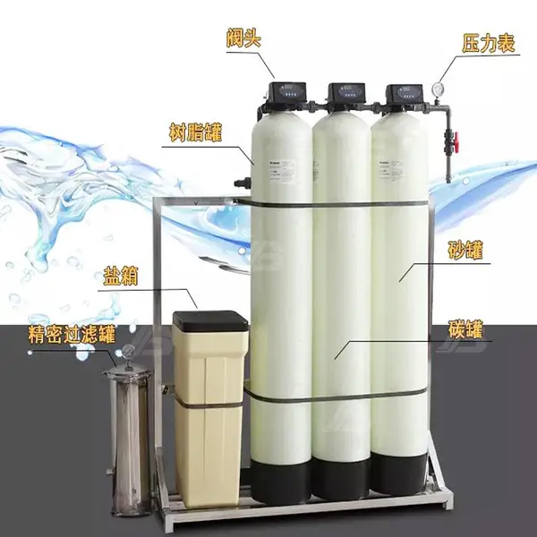 佳洁宝滤器 软化水设备 电加热炉冷却水改造
