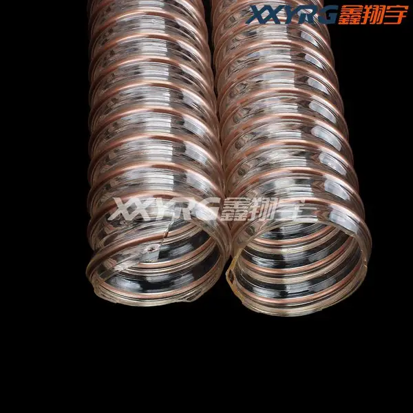 深圳鑫翔宇工业吸尘器专用耐磨PU钢丝导静电吸尘软管
