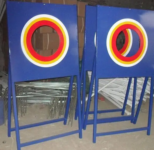 木靶面投掷圈 少儿趣味田径用品 中小学运动器材 奥成供应